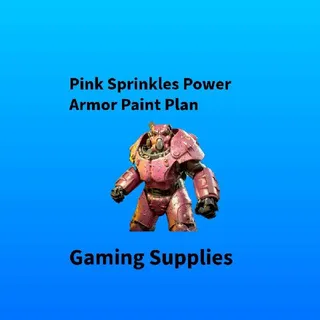 Pink Sprinkles Power Armor Paint