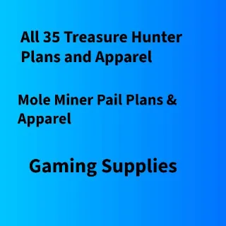 All 35 Treasure Hunter Plans + Apparel