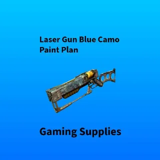Laser Gun Blue Camo Paint