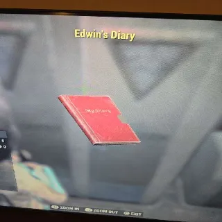 Edwin's Diary Misc Item