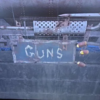 Highway Town Guns Sign