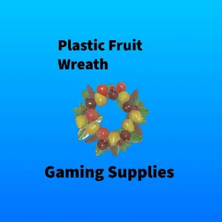 Plastic Fruit Wreath