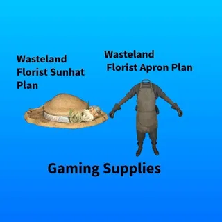 Wasteland Florist Apron And Sunhat
