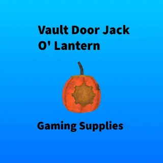 Vault Door Jack O' Lantern Plan