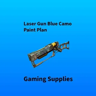 Laser Gun Blue Camo Paint