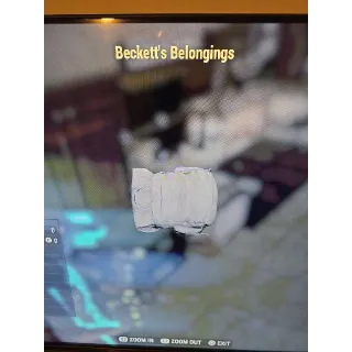 Beckett's Belongings