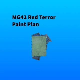 MG42 Red Terror Paint Plan