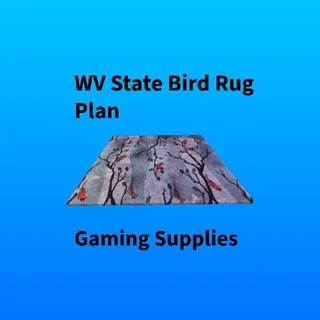 WV State Bird Rug