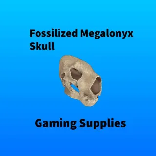 Fossilized Megalonyx Skull