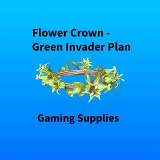Flower Crown - Green Invader
