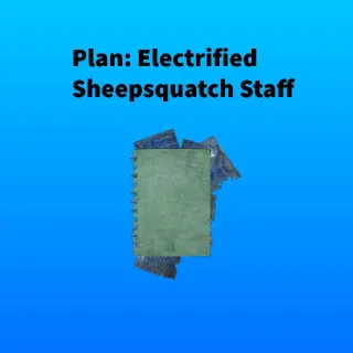 Electrified Sheepsquatch Staff
