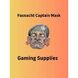 Fasnacht Captain Mask