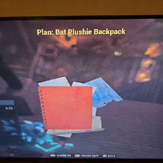 Bat Plushie Backpack