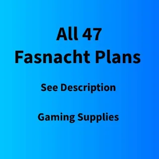 All 47 Fasnacht Plans
