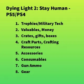 Choose 1 From The List (Please See The Description)