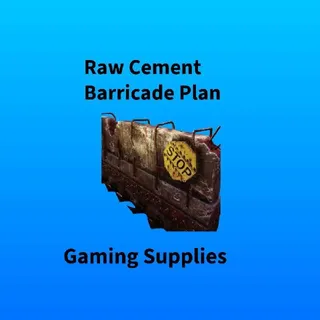 Raw Cement Barricade