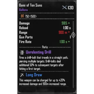 Bane of Ten Suns - New Ballista