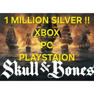 Skull And Bones Silver 1,000,000