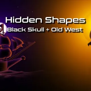 Hidden Shapes: Black Skull + Old West - Switch Europe - Full Game - Instant