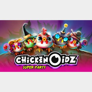 Chickenoidz Super Party (Playable Now) - Switch NA - Full Game - Instant - 480Q