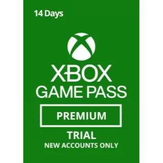 Xbox Game Pass 14 Days Premium Trial 