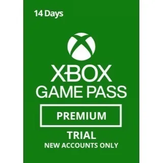Xbox Game Pass 14 Days Premium Trial 