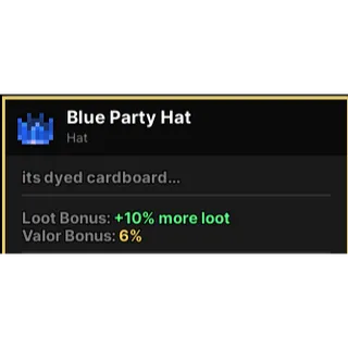 Blue Party Hat | Pixel Quest