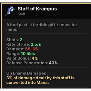 Staff of Krampus | Pixel Quest