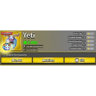 Yeti Perm Fruit | Bloxfruits