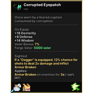 [NEW!] Corrupted Eye Patch | Pixel Quest