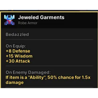 Jeweled Garments | Pixel Quest