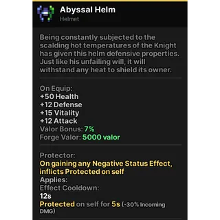 Abyssal Helm | Pixel Quest