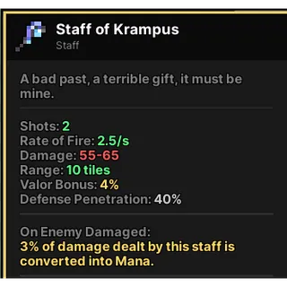 Staff of Krampus | Pixel Quest
