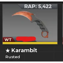 Karambit Rusted | Bloxstrike  