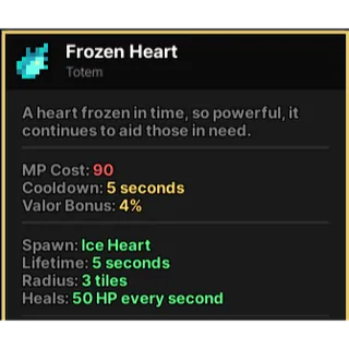Frozen Heart | Pixel Quest Roblox