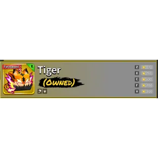 Tiger Perm Fruit | Bloxfruits