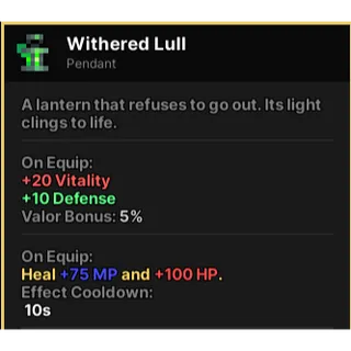 Withered Lull | Pixel quest 