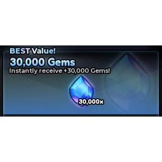 30,000 Gems | Anime Expeditions
