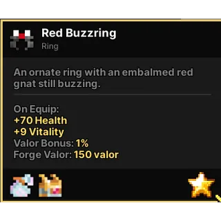 Red Buzzring | Pixel Quest 