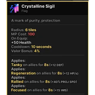 Crystalline Sigil | Pixel Quest