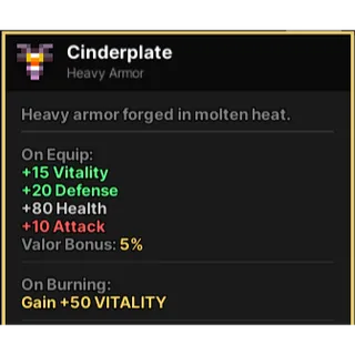 Cinderplate | Pixel Quest