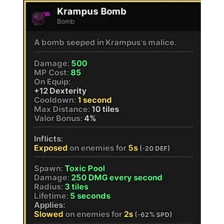 Krampus Bomb | Pixel Quest