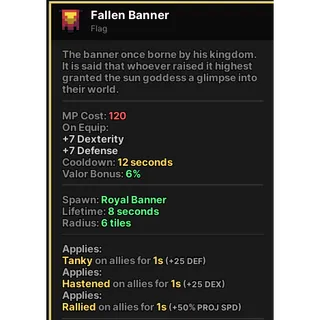 Fallen Banner | Pixel Quest