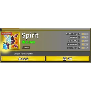 Spirit Perm Fruit | Bloxfruits