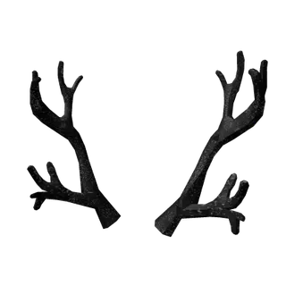 Black Iron Antlers | Limited