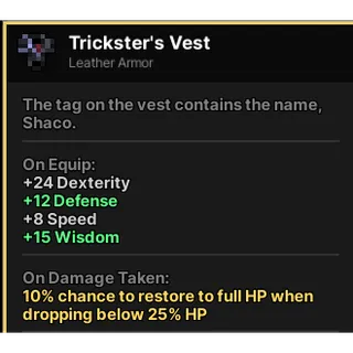 Tricker's Vest | Pixel Quest