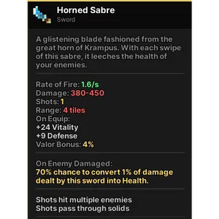 Horned Sabre | Pixel Quest