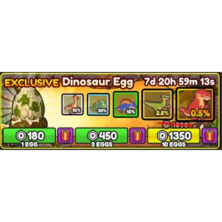 10x Dinosaur Eggs | Build A Ring Farm