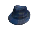 Blue Plaid Fedora (6.3k R$) | Limited 