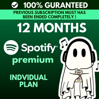 12 Month - Spotify Premium individual plan